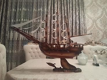 Kitablar və jurnallar: Turmede duzelme el isdi. Böyük ölçülü dekorativ yelkənli gəmi maketi — 1