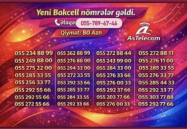 Nömrə: ( 055 ) ( 552760033 ), Yeni