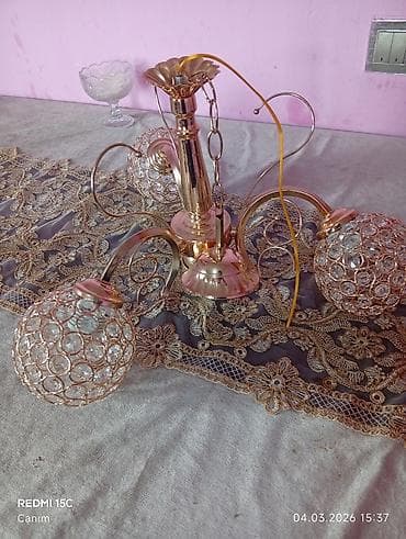 ucuz qab qacaqlar: Çılçıraq, 3 lampa, Metal — 1