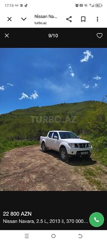 masin satsi: Nissan Navara: 2.5 l | 2013 il Pikap — 9