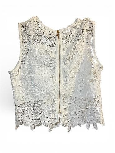 koja etek: Ağ krujevalı dəst – qolsuz top və ətək - Rəng: ağ/ekru tonlarında - — 5