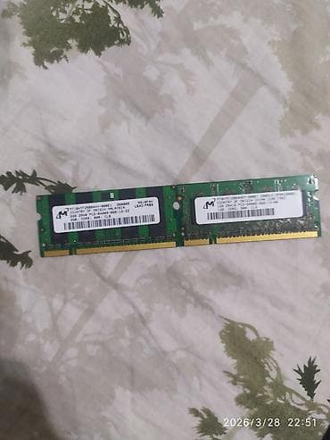 ram ddr3: Operativ yaddaş (RAM) 2 GB, < 1333 Mhz, DDR2, Noutbuk üçün — 2