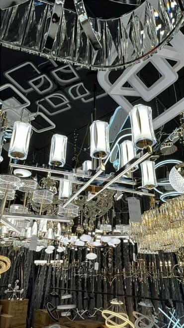 Çilçıraqlar: Çılçıraq, 10 və daha çox lampa, Metal