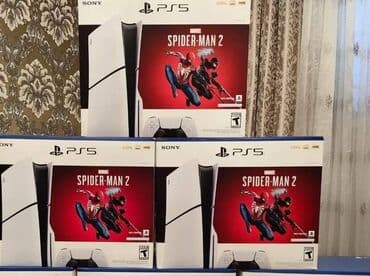 playstation 5 disksiz: Playstation 5 ps5 Slim diskli 1 TB 799 təzə yeni bağlı lisenziyali — 3