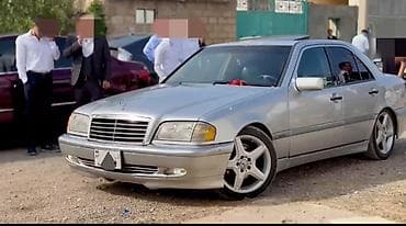 bbs diskler: Mercedes-Benz C-Class (W202) sedan, gümüşü rəng. - Kuzov: sedan — 2