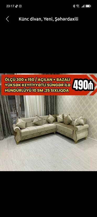 mətbəx ucun divan: Künc divan, Yeni, Açılan, Bazalı, Parça, Pulsuz çatdırılma — 13