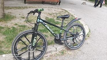 velosipet 29: EMTX GTR dağ velosipedi - Çərçivə: yüngül lehimli, qara-yaşıl dizayn — 1