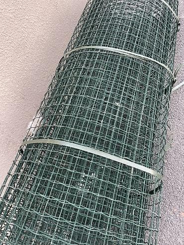 çəpər setkaları: Yaşıl polimer örtüklü məftil tor – rulon şəklində. - Material: qalın — 3