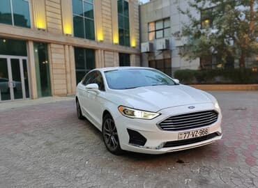 saipa salon: Ford Fusion sedan – ağ rəng, zərif və dinamik dizayn. Xüsusiyyətlər — 1