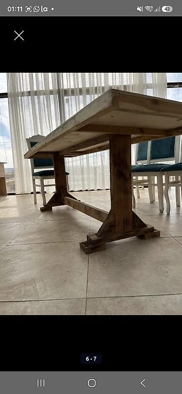 ustular: Restoran ve merasim evleri ucun masa 13 eded var 60/210 Qiymet 50 azn — 4
