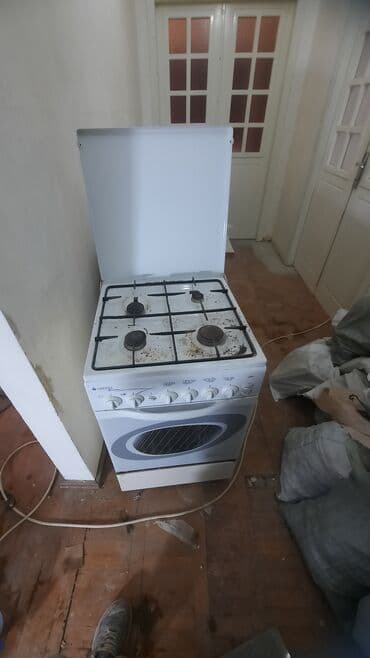 Qaz sobası Ayrıca dayanan, 4 gözlü