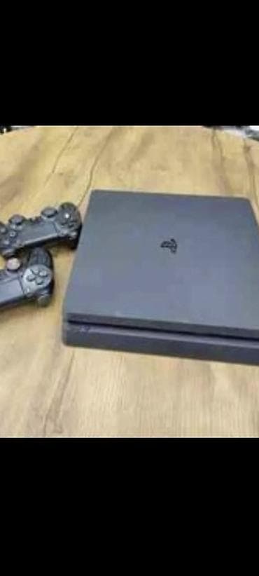 PlayStation 4 Slim oyun konsolu tecili satilir - Kompakt, mat qara — 1