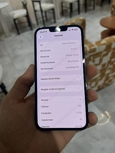 telefonlar barter: IPhone 13 Pro, 256 GB, Sierra Blue, Face ID — 4