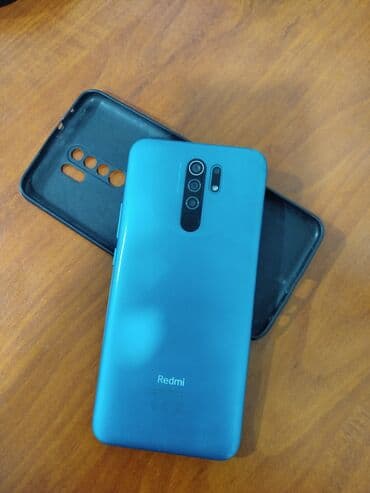 ikinci el redmi note 8: Redmi 9, 64 GB, rəng - Mavi, Qırıq — 1