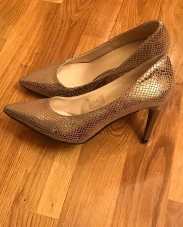 barya ayakkabı: Tuflilər, Ölçü: 38, rəng - Qızılı, İşlənmiş — 3