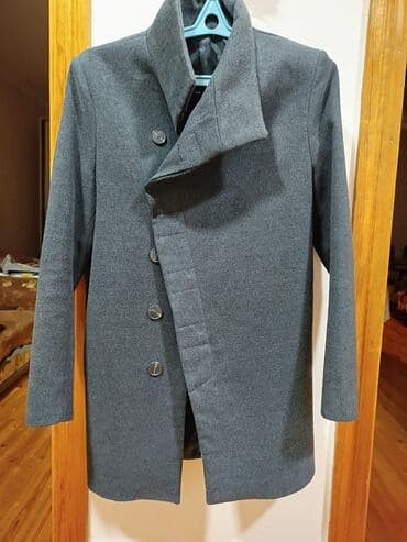 uzun pencekler: Palto, M, rəng - Boz — 1