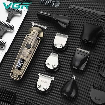 VGR 103 - Trimmer dəsti 8in1 IPX6 6000RPM 1200mAh TYPC . Qiyməti — 1