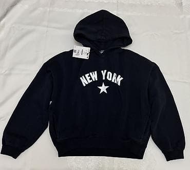 Svitşot, Bershka, S, rəng - Göy lalafo.az -da Svitşot, Bershka, S, rəng - Göy