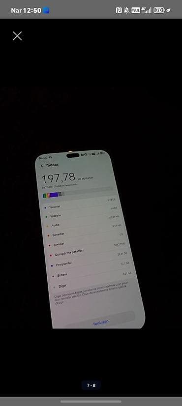 Məişət texnikası: Honor 400 Lite, 256 GB, rəng - Gümüşü, Barmaq izi — 5