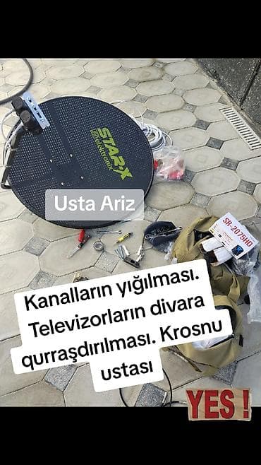 tv android box: Krosnu ustası kanalların yığılması televizorların divara — 2