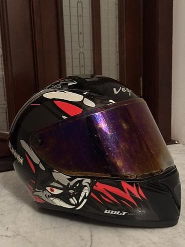 Məhsul: Vega tam üzlüq motosiklet dəbilqəsi – “Bolt” seriyası, “Bunny”