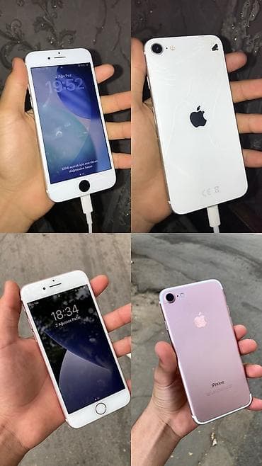 Мобильные телефоны и аксессуары: IPhone SE 2020, 128 ГБ, Белый, Отпечаток пальца, Беспроводная зарядка — 1