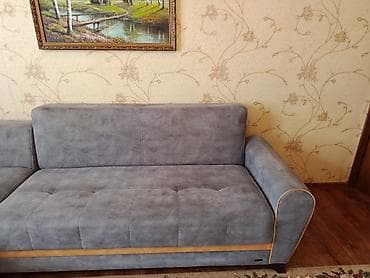 servant mebel: Künc divan, Açılmayan, Bazasız, Vеlur parça — 5