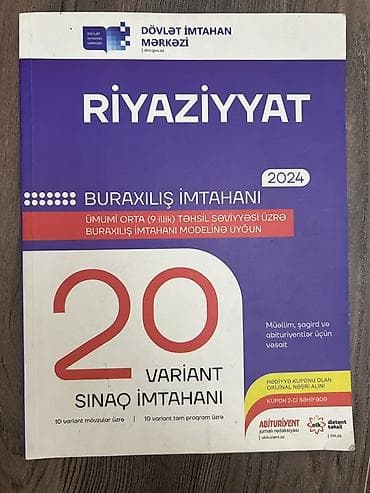 Riyaziyyat – Buraxılış İmtahanı 2024 (Ümumi orta – 9 illik) DİM-in