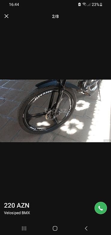 islenmis velosipedler: BMX tipli velosiped - Rəng: qara-boz - Korpus: qatlanan/alüminium — 7