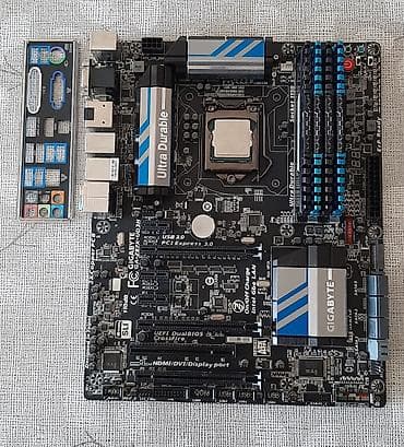 prosessor satilir: Bundle satılır - 260 AZN Ana plata : Gigabyte Z87X-UD3H CPU  — 1