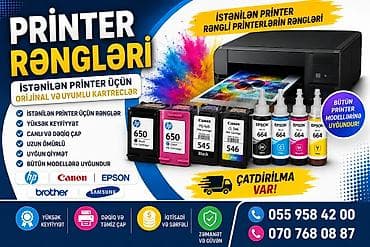 hard disc 500gb: Printer rəngləri və kartriclər – istənilən printer üçün orijinal və — 1