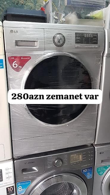 LG paltaryuyan maşın – 6 kq, Direct Drive, 6 Motion DD texnologiyası - lalafo.az -da LG paltaryuyan maşın – 6 kq, Direct Drive, 6 Motion DD texnologiyası -