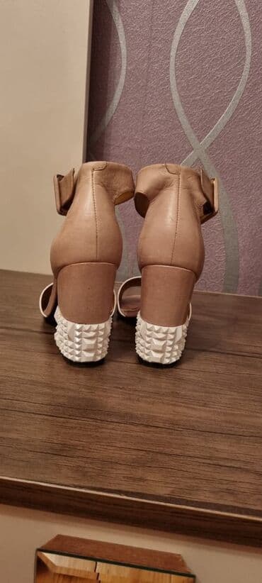 женские босоножки испанки: Derimod, Ölçü: 37, rəng - Bej, İşlənmiş — 3