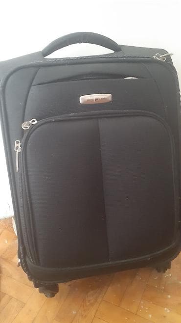 Pierre Cardin əl S ölçü səyahət çamadanı - Rəng: qara - Material — 1
