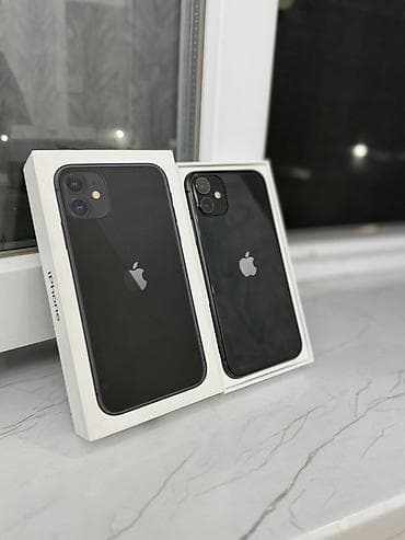IPhone 11, 128 GB, Qara, Face ID — 2