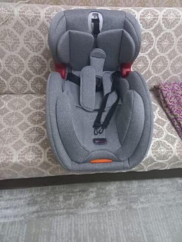 uwaq oturacagi: Uşaq avtomobil oturacağı – boz rəng, yumşaq tekstil üzlüklü, yanlardan — 2