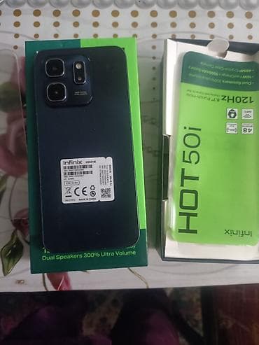 redmi note 9 qiymet: Infinix HOT 50i, 256 GB, rəng - Mavi, Sensor — 1