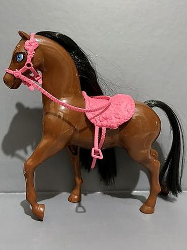 at satisi azerbaycan: Uşaq oyuncağı – at fiquru - Material: plastik gövdə, süni saçdan uzun — 3