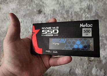 hard disk: Daxili SSD disk Netac, 512 GB, M.2, İşlənmiş — 1