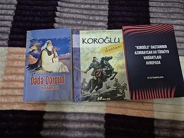 skaf dolab: Məhsul: Türk dünyasının dastanlarına aid 3 kitabdan ibarət dəst — 1