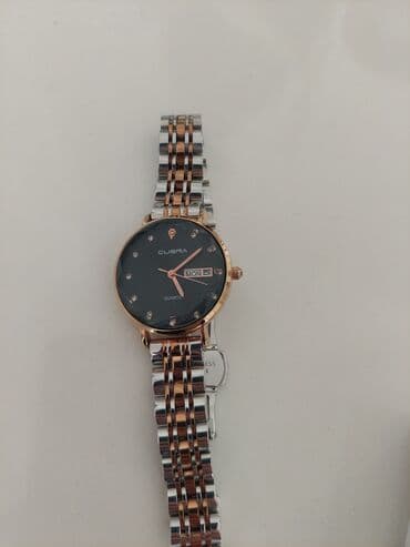 qolbaqlar qizil: Qol saatı, Cuena, rəng - Gümüşü — 1