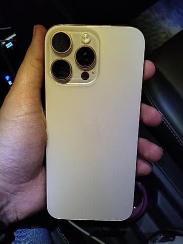 iphone barter var: IPhone 16 Pro Max, 256 GB, Qızılı, Face ID — 1