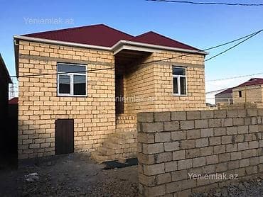 a frame ev tikintisi: 3 otaqlı, 75 kv. m, Kredit var, Təmirsiz — 1