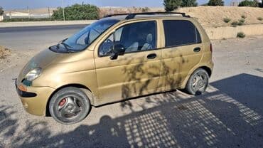 faizsiz kreditlə maşın: Daewoo Matiz, qızılı rəng, 5 qapılı şəhər avtomobili. Xüsusiyyətlər — 5