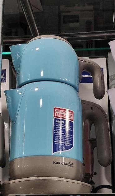 Samovar elektrik çaydan çaynik caydan caynik Korkmaz Turk istehsali