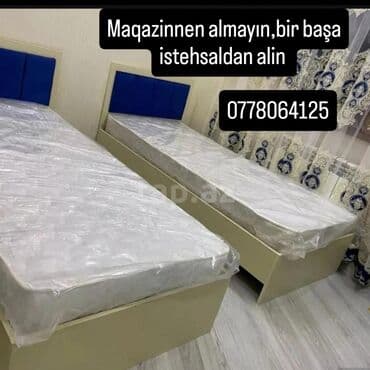 samavar ucuz: Yeni, Təknəfərlik çarpayı, Bazalı, Matras ilə, Siyirməsiz, Azərbaycan — 3