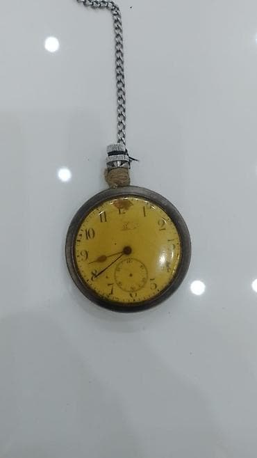 Antik cib saatı – mexaniki, zəncirli model - Korpus: metal -