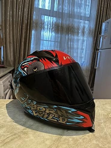 nıssan: Moto dəbilqə – tamüzlü qrafika - Brend: Vega - Tip: Tam üzlü — 2