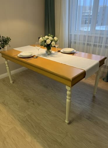 taxta biti: Qonaq otağı üçün, İşlənmiş, Dördbucaq masa — 1
