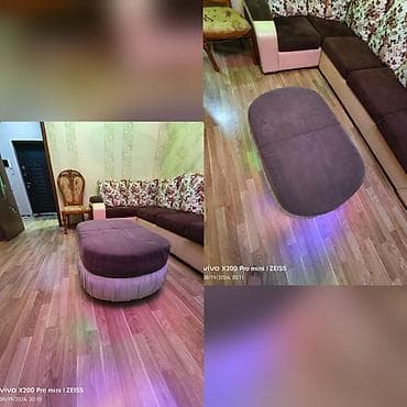 divan sumqayit ikinci el: Kunc divan ve pufik satilir// olan sekil budur. qiymet 200 azn unvan — 1